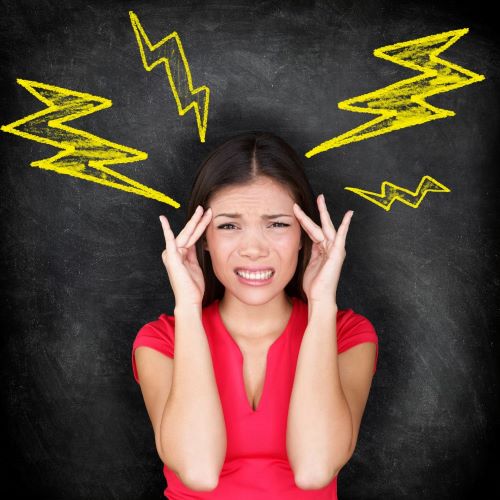 MP 414 Email Image 1 woman having a stress migrane